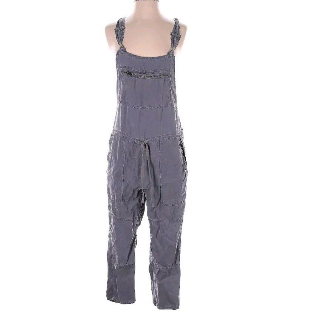 Aritzia Wilfred Free Valletta Gray Beige Overalls Flowy Jumpsuit Sz XS